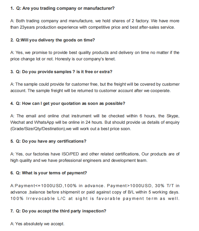 Perguntas frequentes