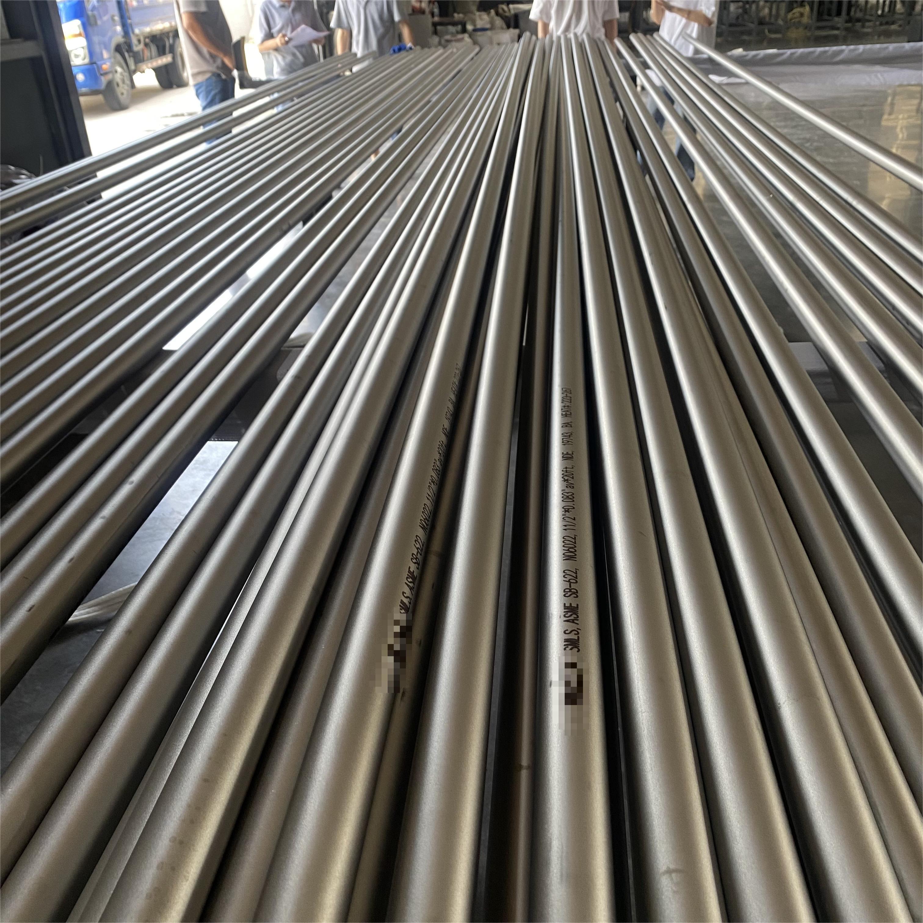 Energia elétrica de construção naval N06600 INCONEL 600 Tubo de liga de níquel sem costura 6m