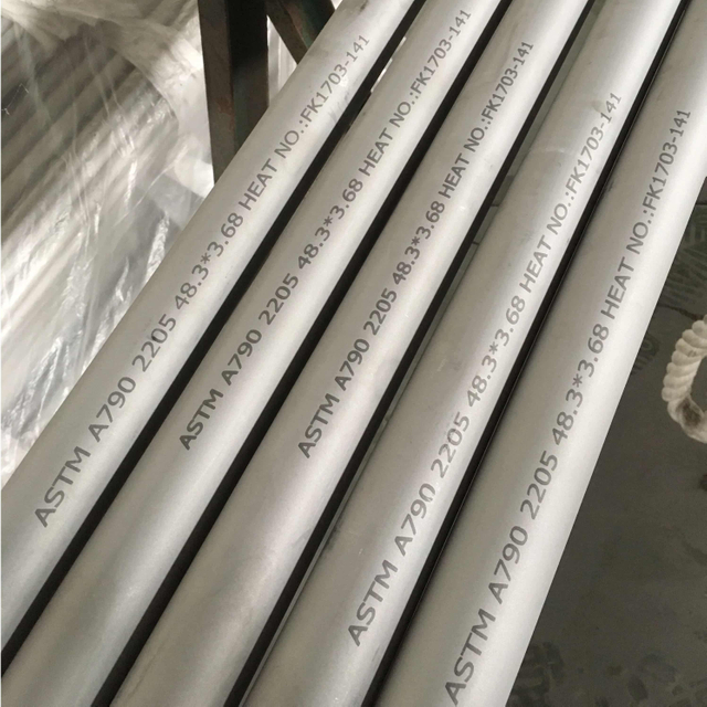 Transit líquido redondo S32205 2205 Tubo de aço inoxidável de grau duplex sem costura TUV